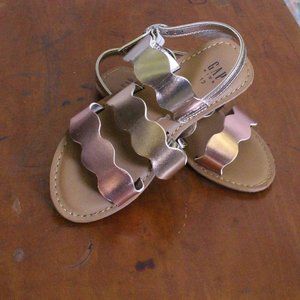 Rose Gold Gap Sandals